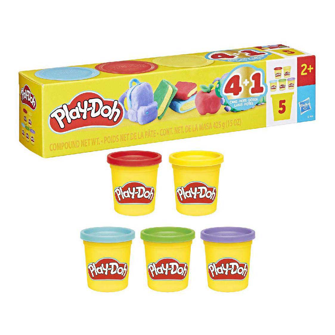 Play-doh rentrée scolaire 5 pack neuf