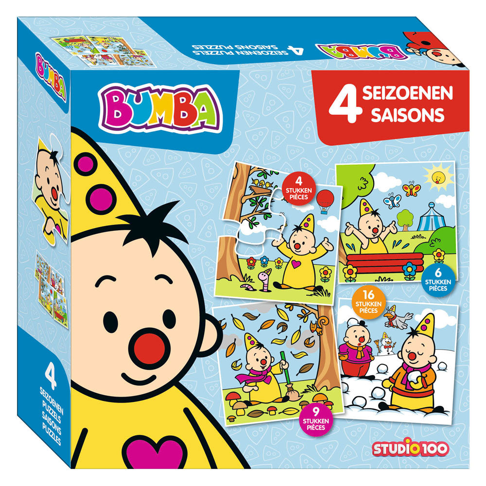 Studio 100 bumba puzzle 4 en 1 - saisons