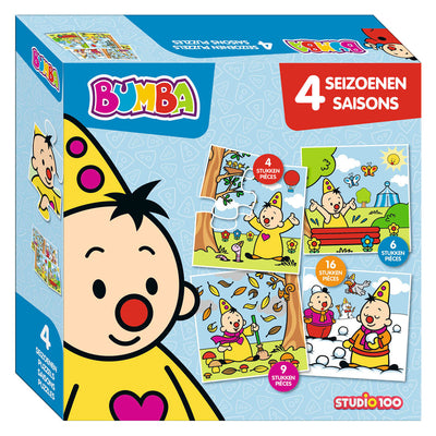 Studio 100 bumba puzzle 4 en 1 - saisons