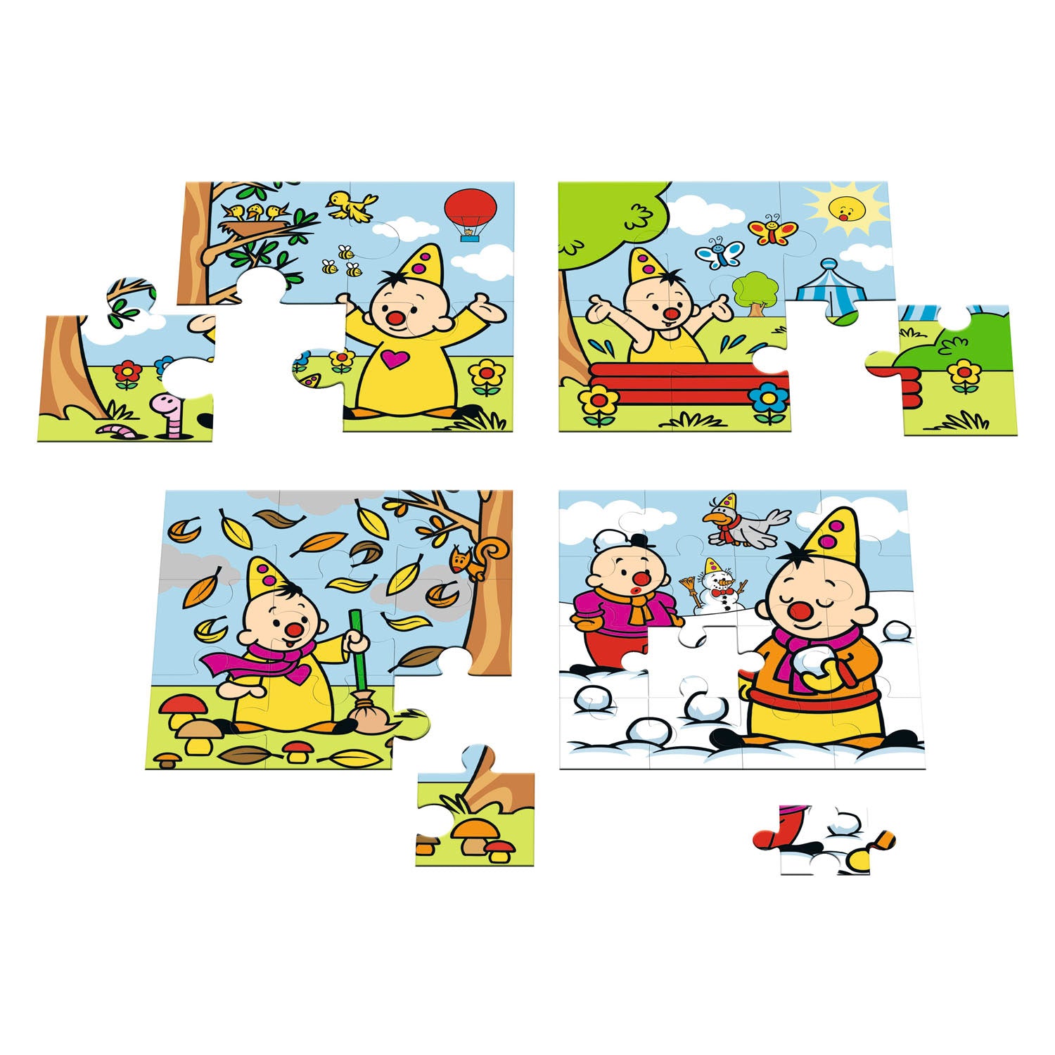 Studio 100 bumba puzzle 4 en 1 - saisons