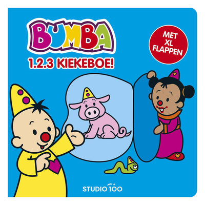 Livre cartonné Studio 100 bumba - 1, 2, 3 coucou !