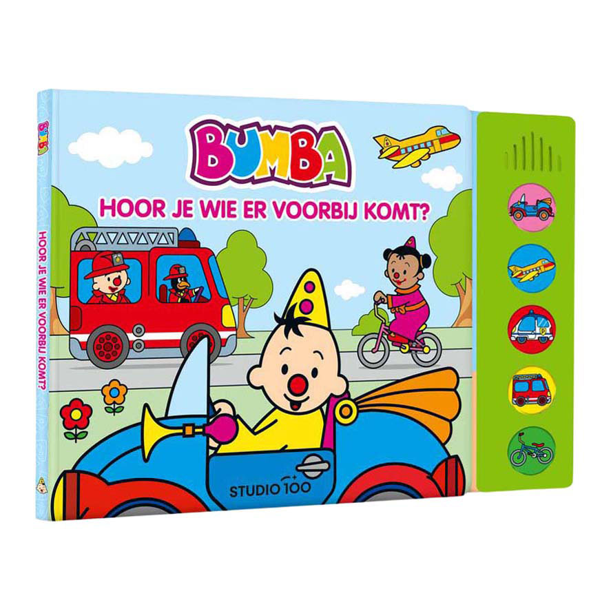 Livre sonore Studio 100 bumba - véhicules