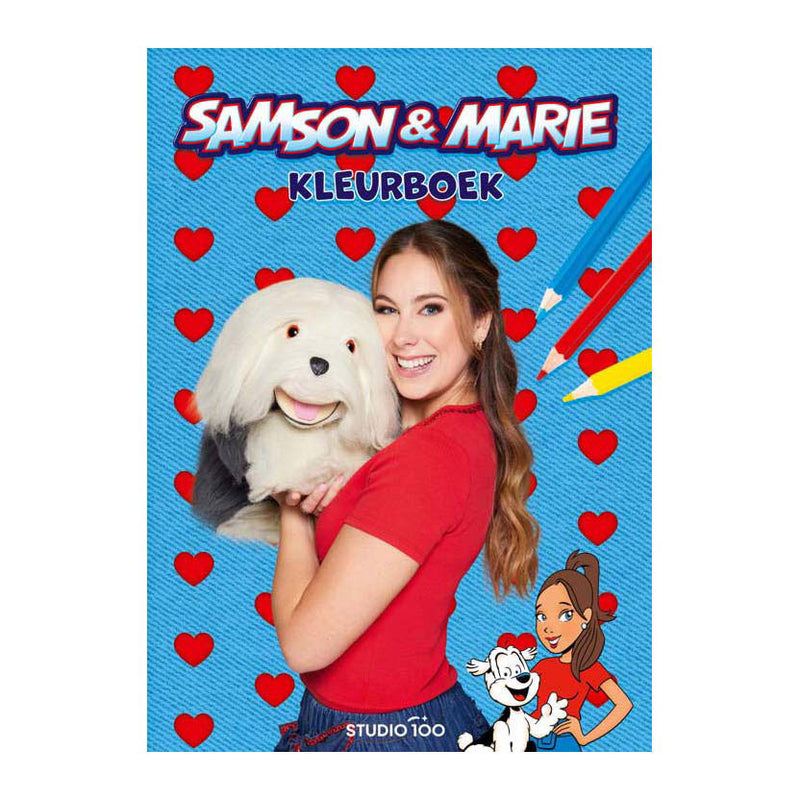 Studio 100 Samson Marie livre de coloriage - denim