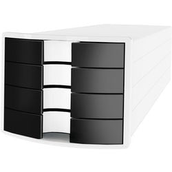 Ensemble de tiroirs Imp han uls blanc noir