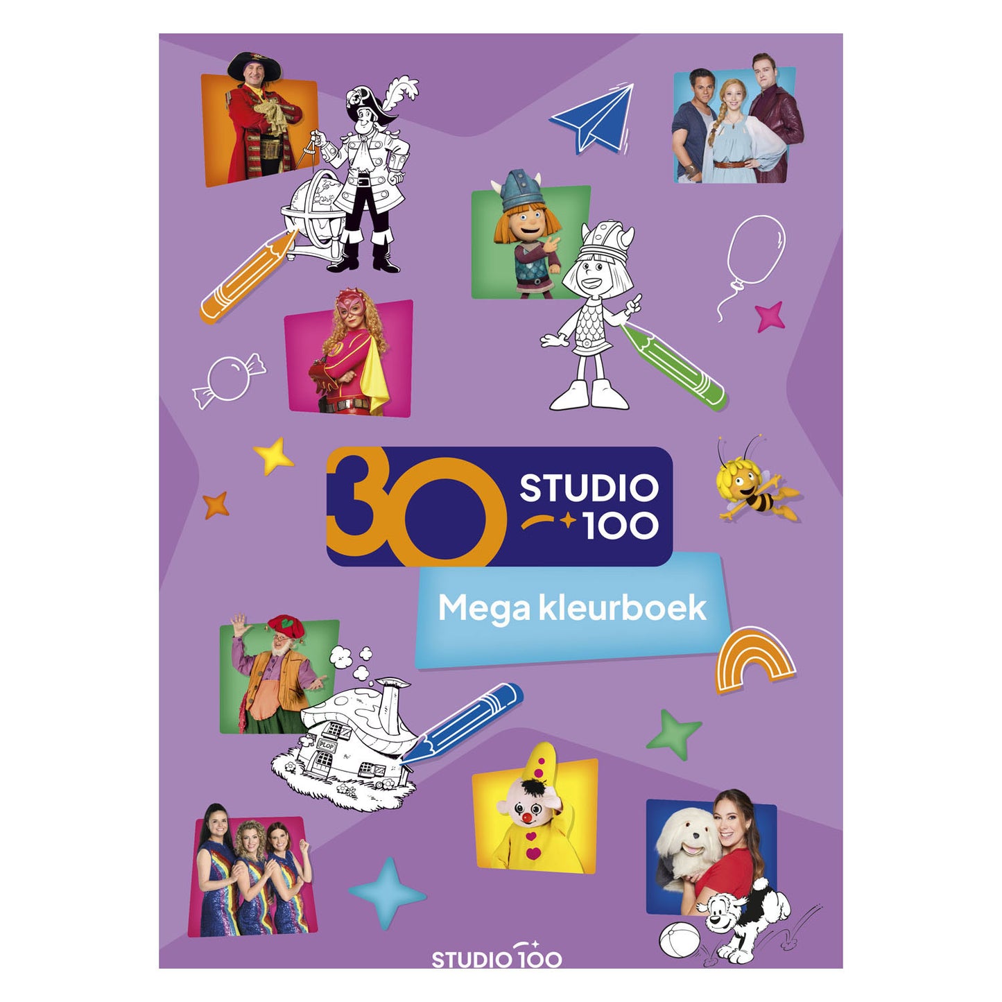 Méga livre de coloriage Studio 100 - 30 ans