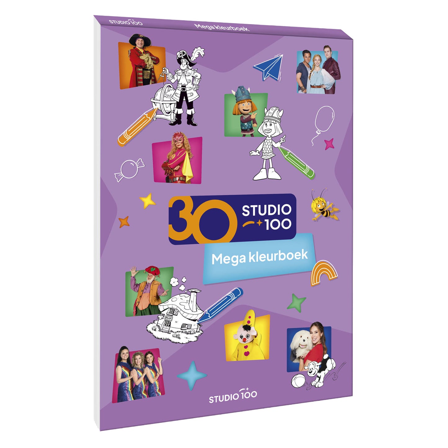 Méga livre de coloriage Studio 100 - 30 ans