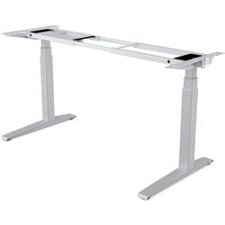 Bureau assis-debout Fellowes Levado argent