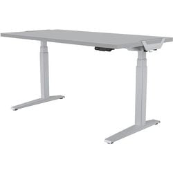 Bureau assis-debout Fellowes levado gris