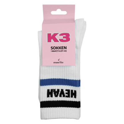 Duopack de chaussettes Studio 100 k3 - heyah mama oya lélé - 1 taille