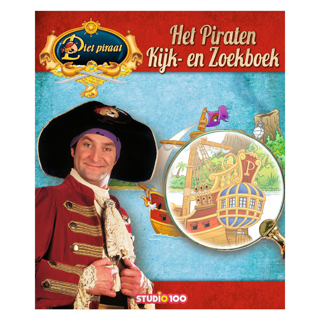 Livre de recherche de pirates Piet Studio 100 - le grand livre de recherche et de recherche