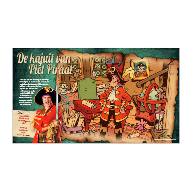 Livre de recherche de pirates Piet Studio 100 - le grand livre de recherche et de recherche