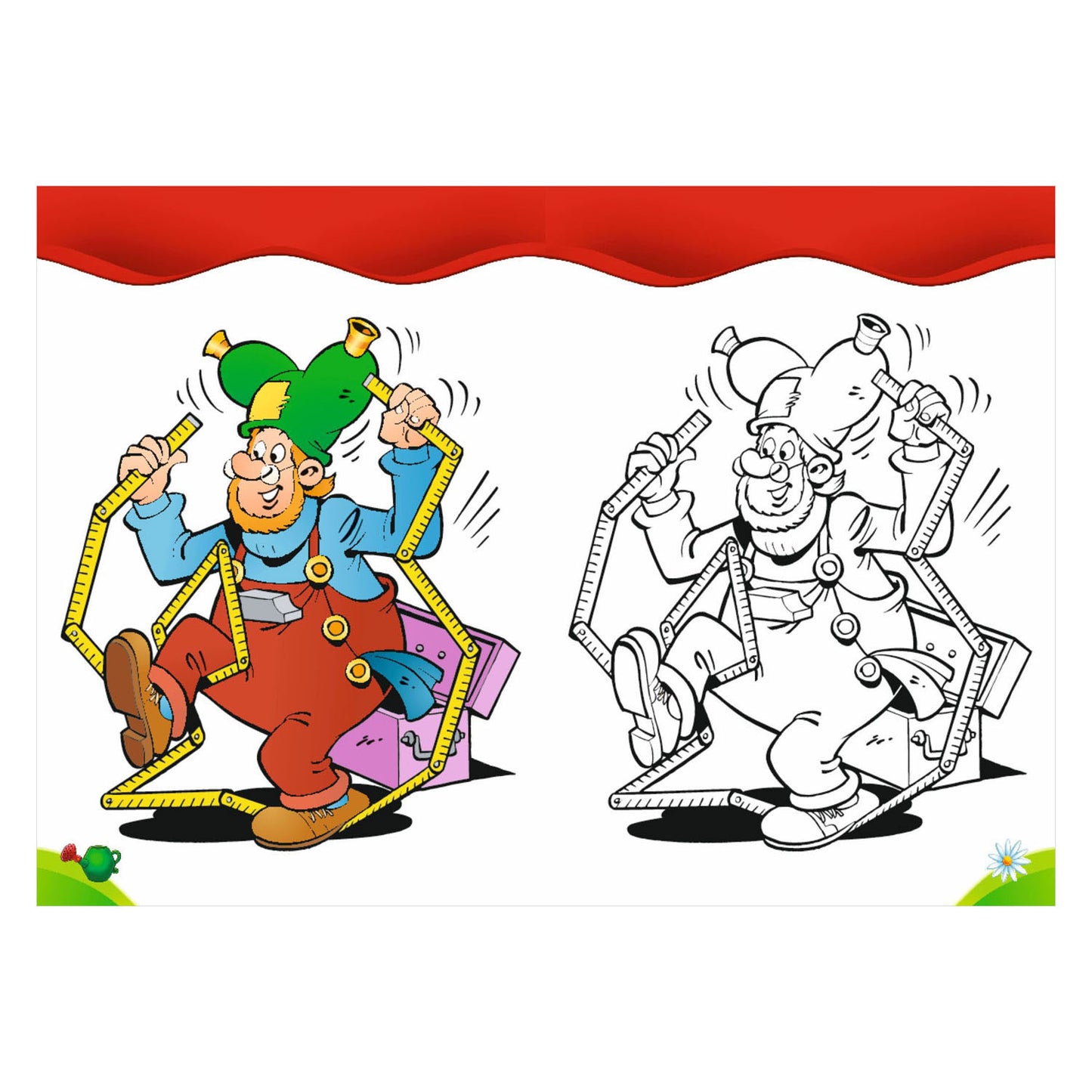 Livre de coloriage Studio 100 Plop - Fête !