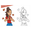 Livre de coloriage Studio 100 Samson Marie