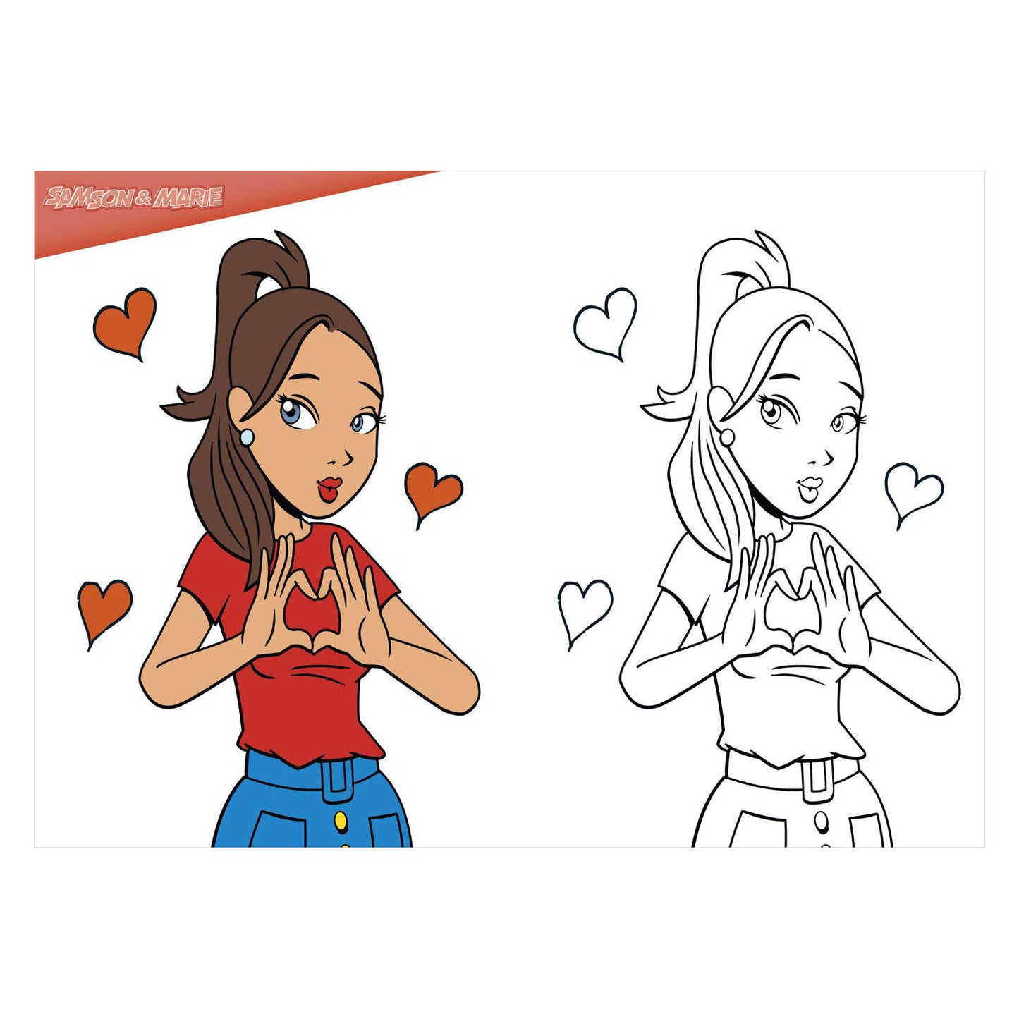 Livre de coloriage Studio 100 Samson Marie