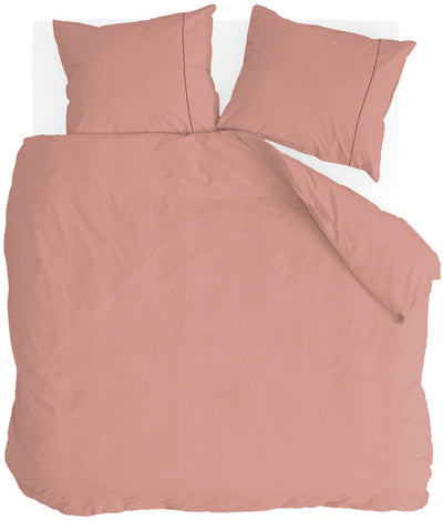 Housse de couette Walra refaite uni essence - 200x220 - 100% coton - rose