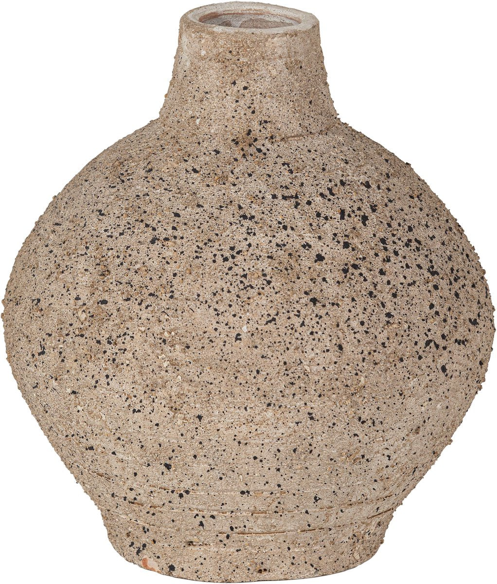 Vase décoration sive Woood - argile - sable - 25x22x22