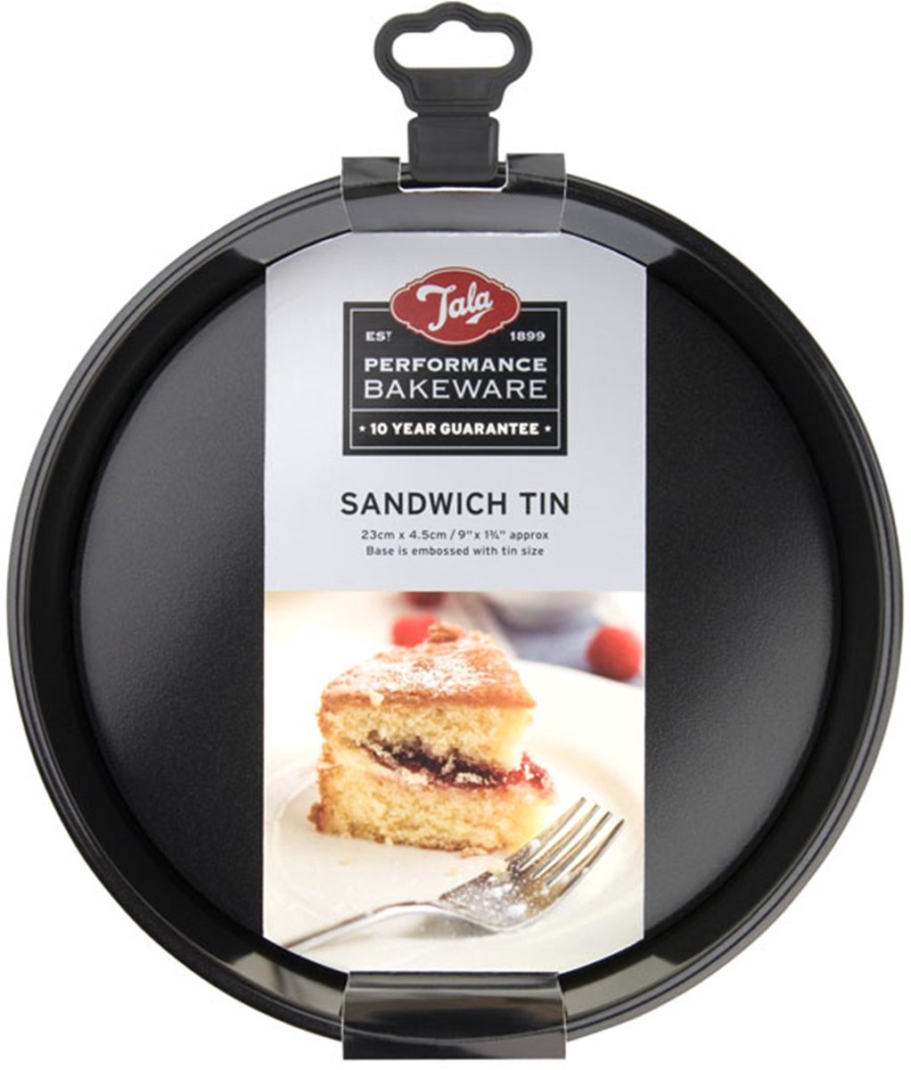 Tala performance - moule à gâteau - 23 cm - fond amovible - revêtement antiadhésif - passe au four - sans PFA