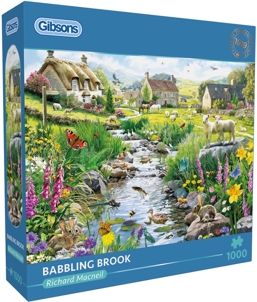 Gibsons - Babbling Brook - Richard Macneil - 1000 pièces - 68×49cm - puzzle pour adultes