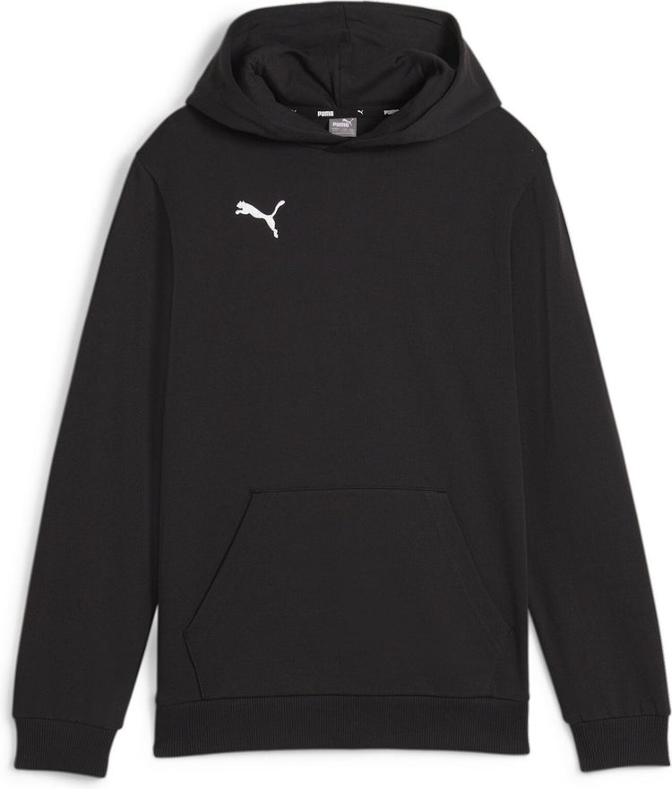 Puma teamgoal casuals hoody jr pull de sport pour garçons - noir-blanc