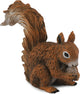 Figurine Collecta - écureuil roux mangeant - (s) - animaux de la forêt - peint à la main - miniature