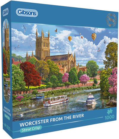 Gibsons - Worcester de la rivière - Steve Crisp - 1000 pièces - 68×49cm - puzzle pour adultes