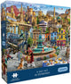 Puzzle Gibsons Édimbourg 1000 pièces - Puzzle de la ville emblématique.