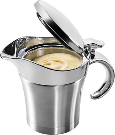 Soucoupe thermos Westmark avec couvercle, saucière, capacité : 0,5 l, plastique inox, argent, 62242260