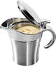 Soucoupe thermos Westmark avec couvercle, saucière, capacité : 0,5 l, plastique inox, argent, 62242260