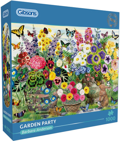 Gibsons - garden party - barbara anderson - 1000 pièces - 68×49cm - puzzle pour adultes
