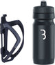 Bbb cycling flexcage - porte-bidon léger avec bouteille - 550 ml - noir et blanc - vélo de course VTT - porte-gourde vélo - bbc-36c