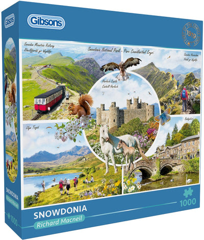 Gibsons - snowdonia - richard macneil - 1000 pièces - 68×49cm - puzzle pour adultes