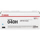 Cartouche de toner 040h canon originale 0459c001 cyan