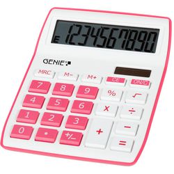 Calculatrice de bureau génie 840 p rose
