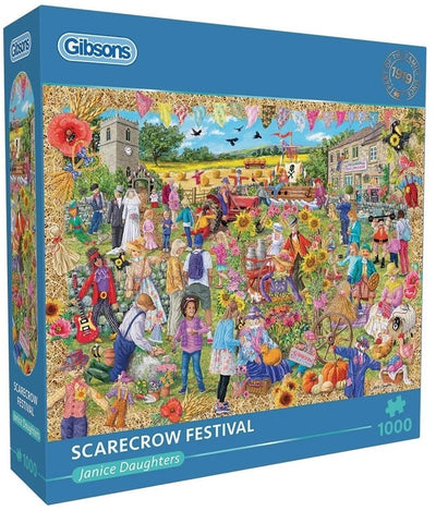 Gibsons - festival des épouvantails (par Janice Daughters) - 1000 pièces 68×49cm (l×h) - puzzle pour adultes