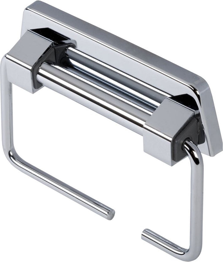 Porte-rouleau de papier toilette standard Geesa sans rabat avec ressort - chrome