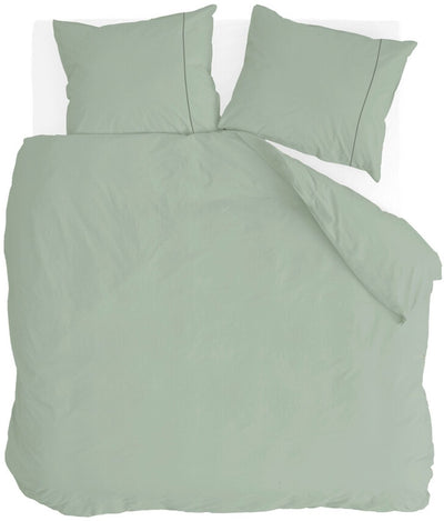 Housse de couette Walra refaite uni essence - 240x220 - 100% coton - vert