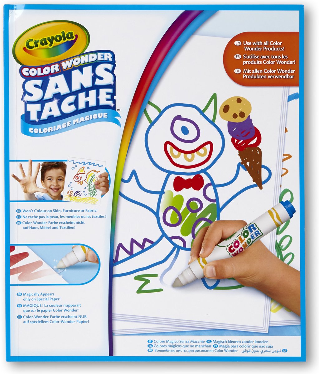 Crayola Color Wonder Drawing Block, 30 pages