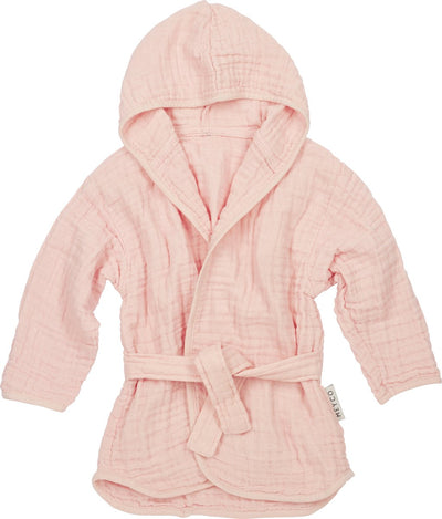 Peignoir Meyco baby uni - hydrophile prélavé - rose tendre - 98 104