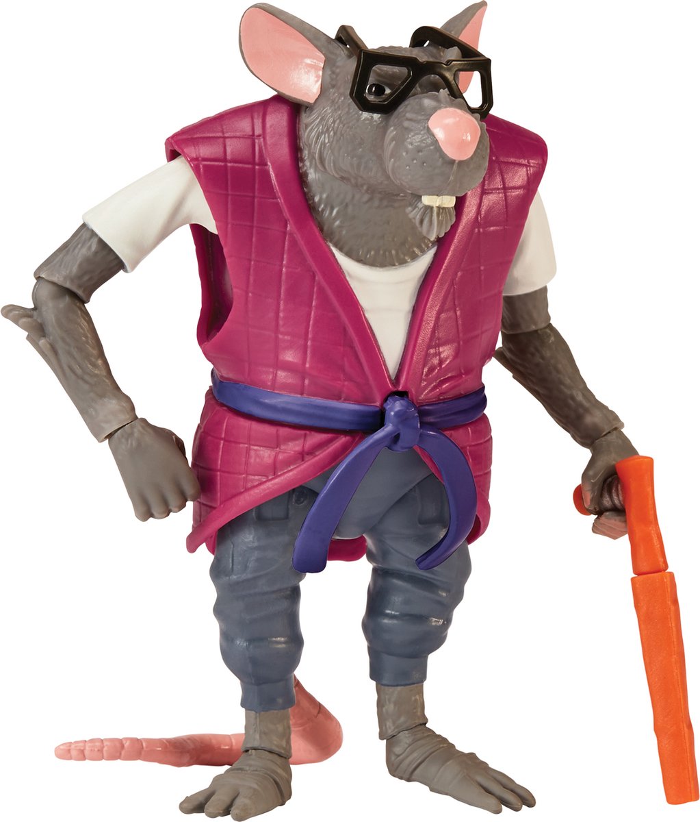 Les tortues ninja mutantes boti adolescents jouent à la figure Splinter sensei