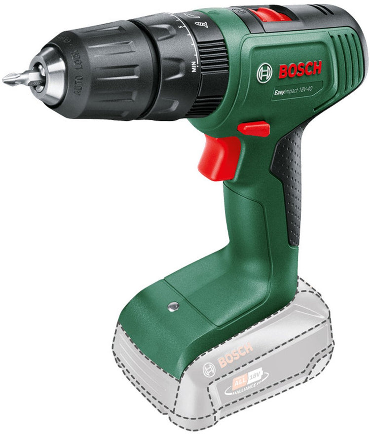 Perceuse à percussion sans fil Bosch easyimpact 18v-40 - sans batterie ni chargeur
