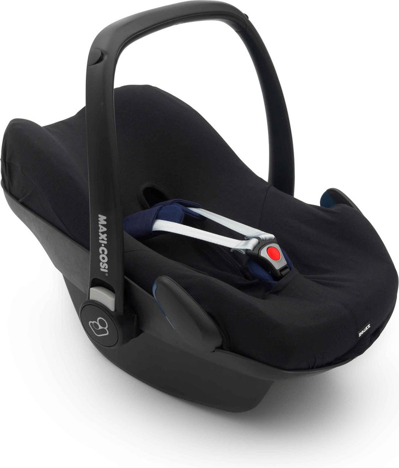 Dooky housse de siège 0+ housse de siège auto noir uni - housse de siège auto universelle maxi cosi cabriofix, housse maxi cosi galet, housse maxi cosi, cybex et plus - housse de siège auto bébé universelle