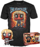 Funko-pop ! tee box marvel: deadpool (heavy metal) guitare métallique édition spéciale exclusive - taille m