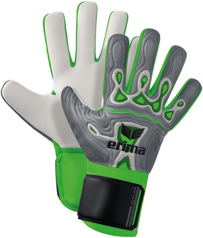 Erima gants de gardien de but flex-ray new talent enfants - gris vert | taille : 5