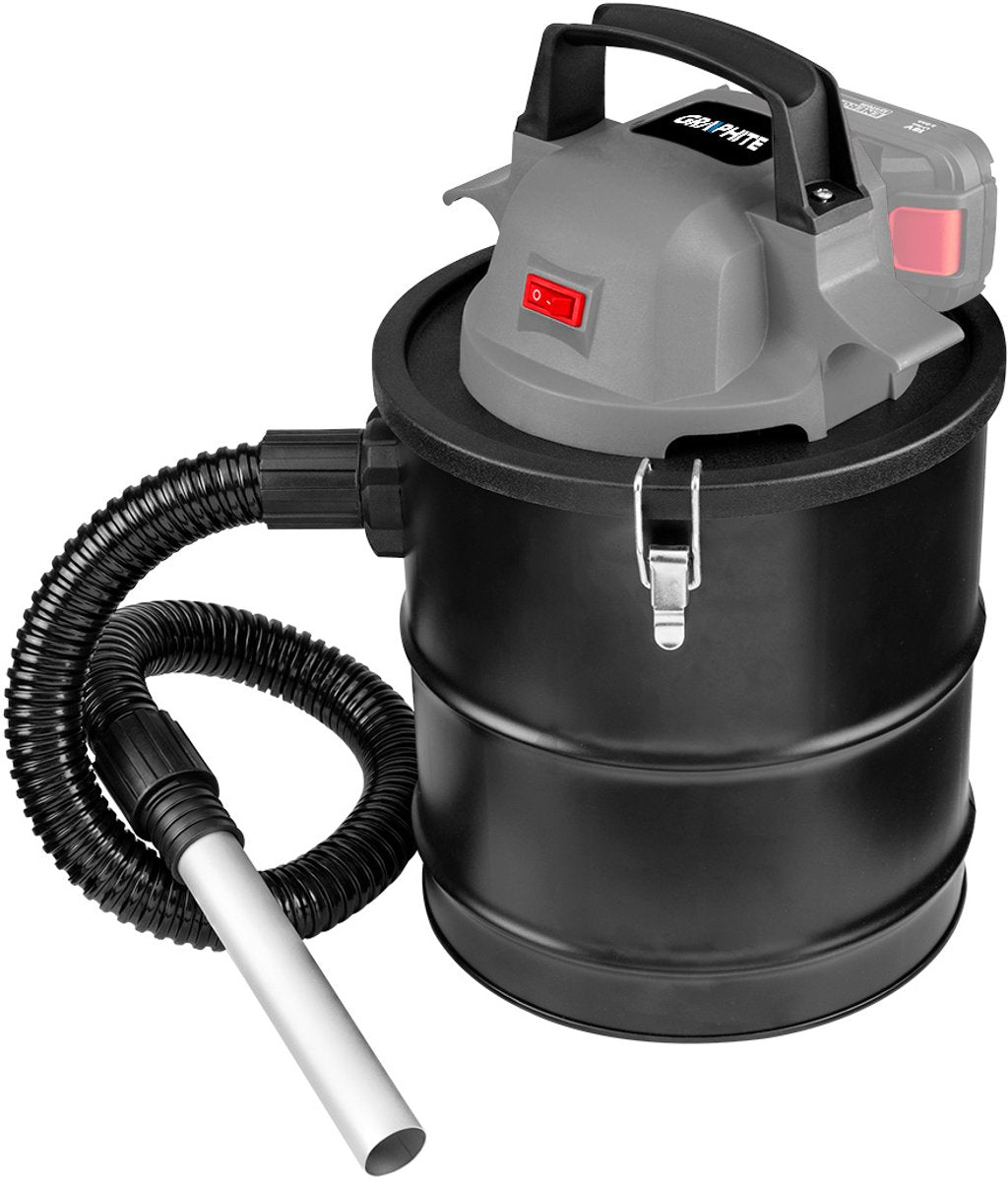 Série Graphite energy+ - aspirateur à cendres - 18v - réservoir inox - 15 litres