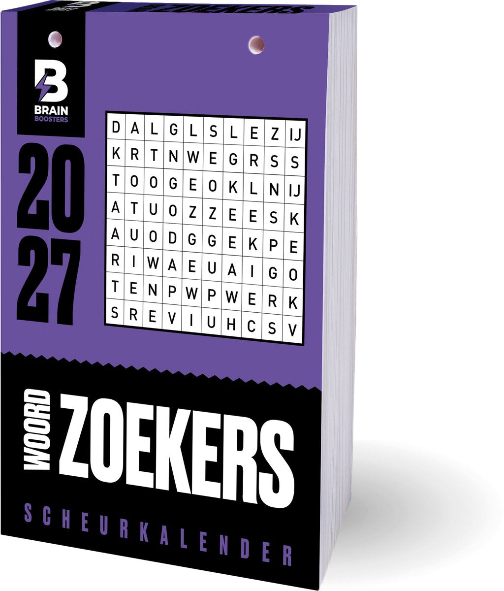 Calendrier détachable de recherche de mots Brainbooster - 2027