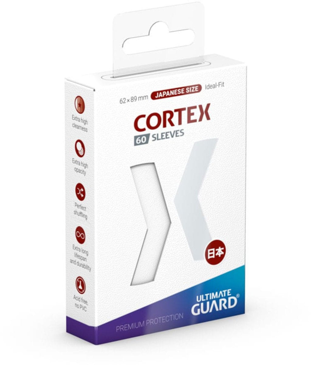 Manchons Cortex Ultimate Guard taille japonaise (60) - blanc