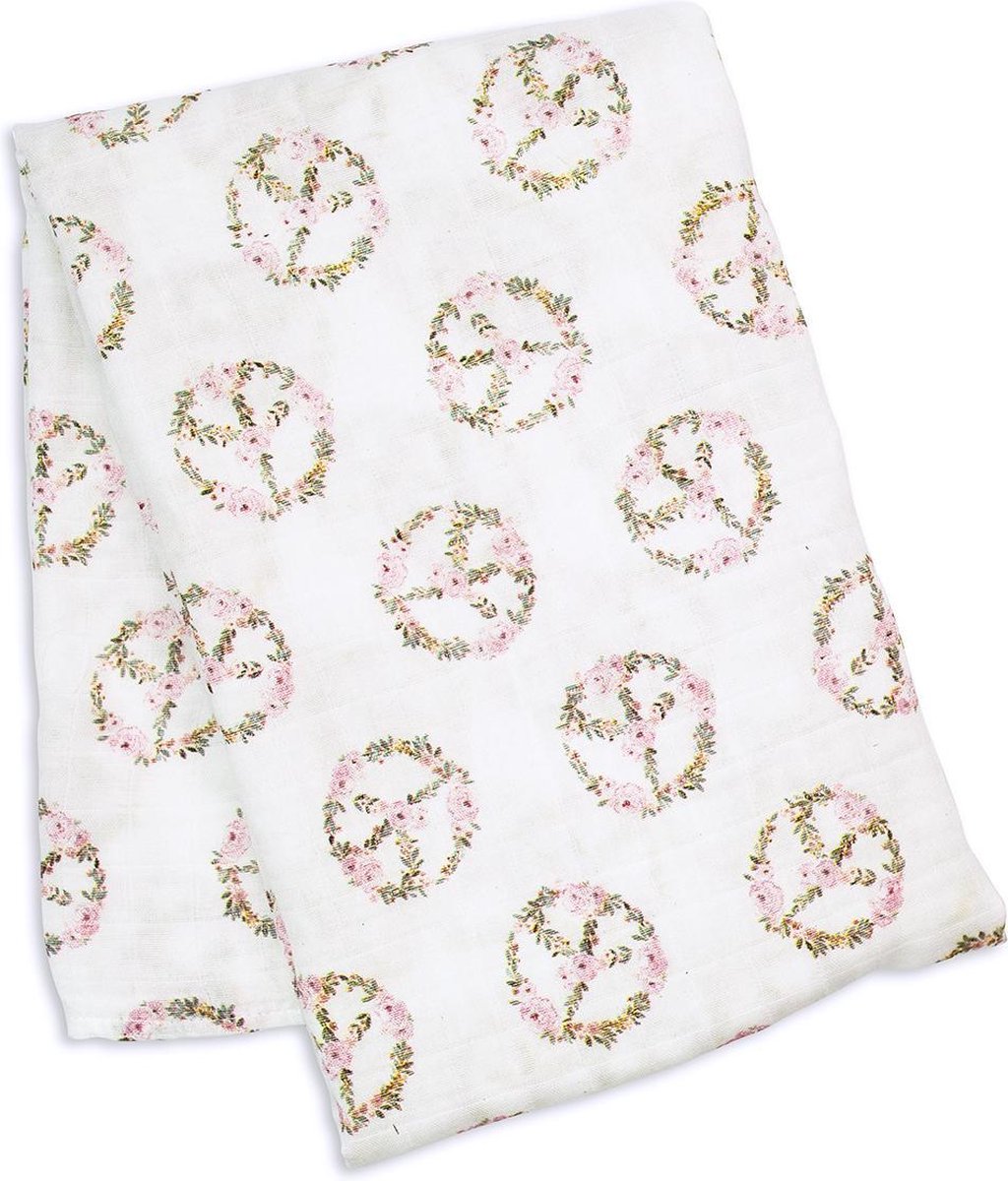 Lulujo - tissu hydrophile - emmaillotage - bambou - 120x120 cm - paix