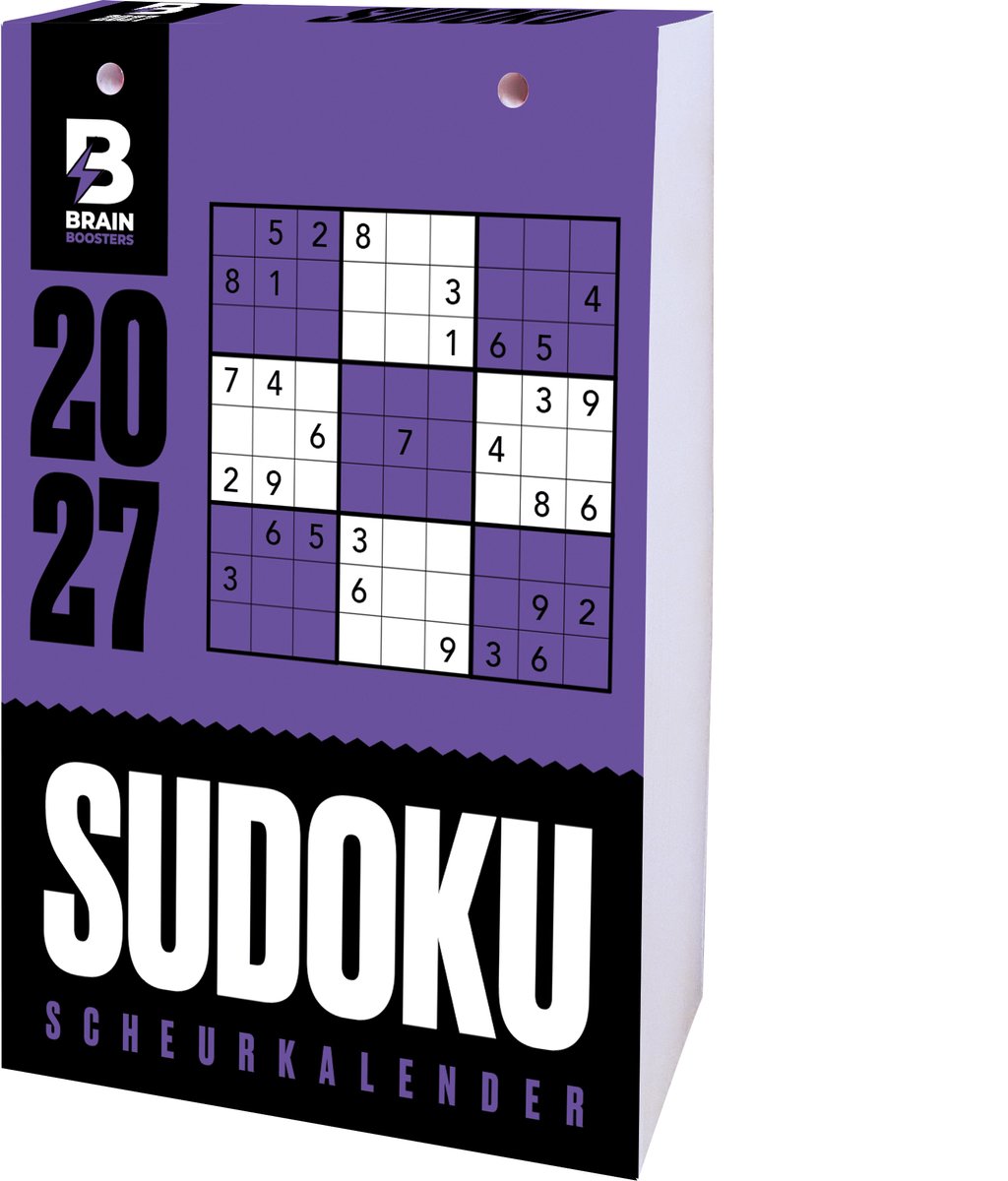 Calendrier des larmes sudoku Brainbooster - 2027