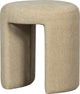 Tabouret Charlie Woood - chenille - naturel - 47x45x45