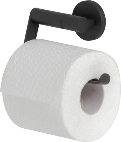 Tigre midi - porte papier toilette sans abattant - porte papier toilette - sans perçage - perçage ni collage - noir